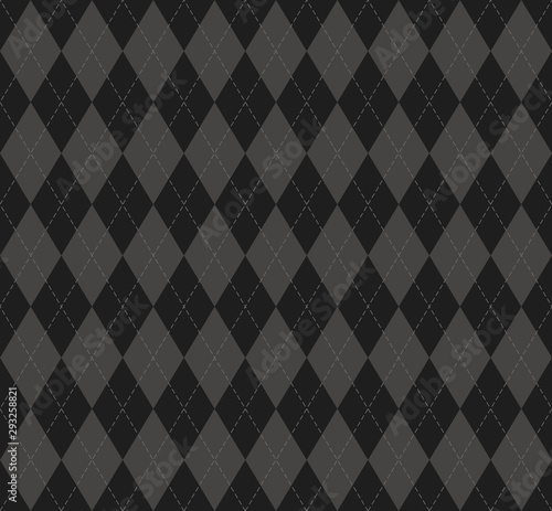 Halloween Argyle plaid. Scottish cage background