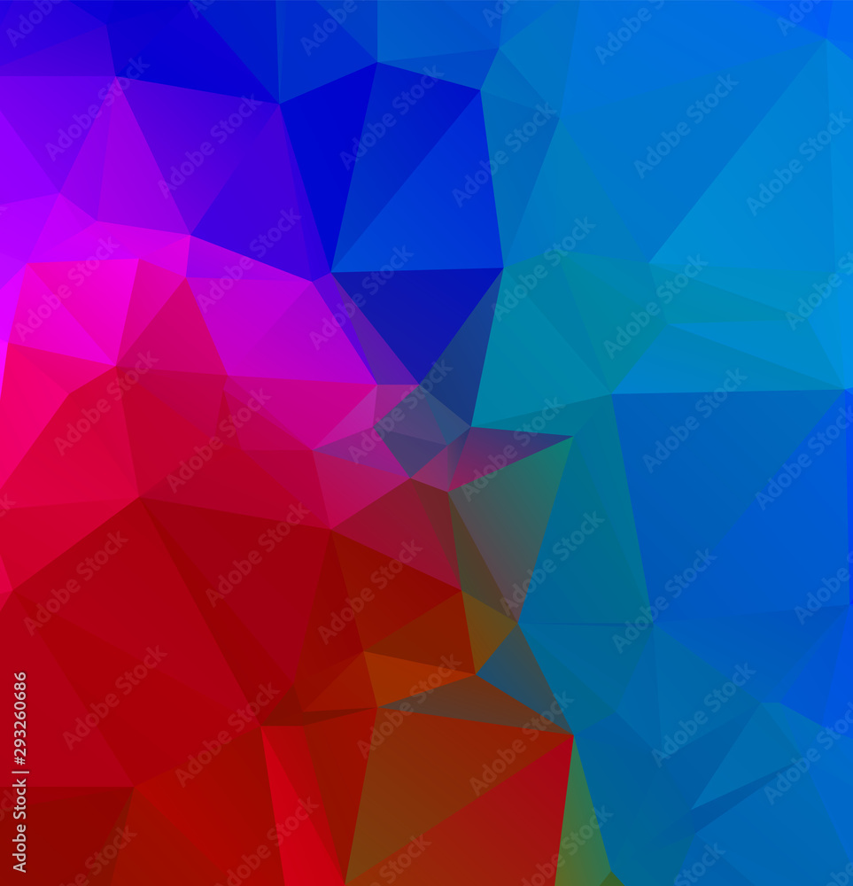Obraz premium Abstract multicolor full Color rainbow background. Vector polygonal design illustrator