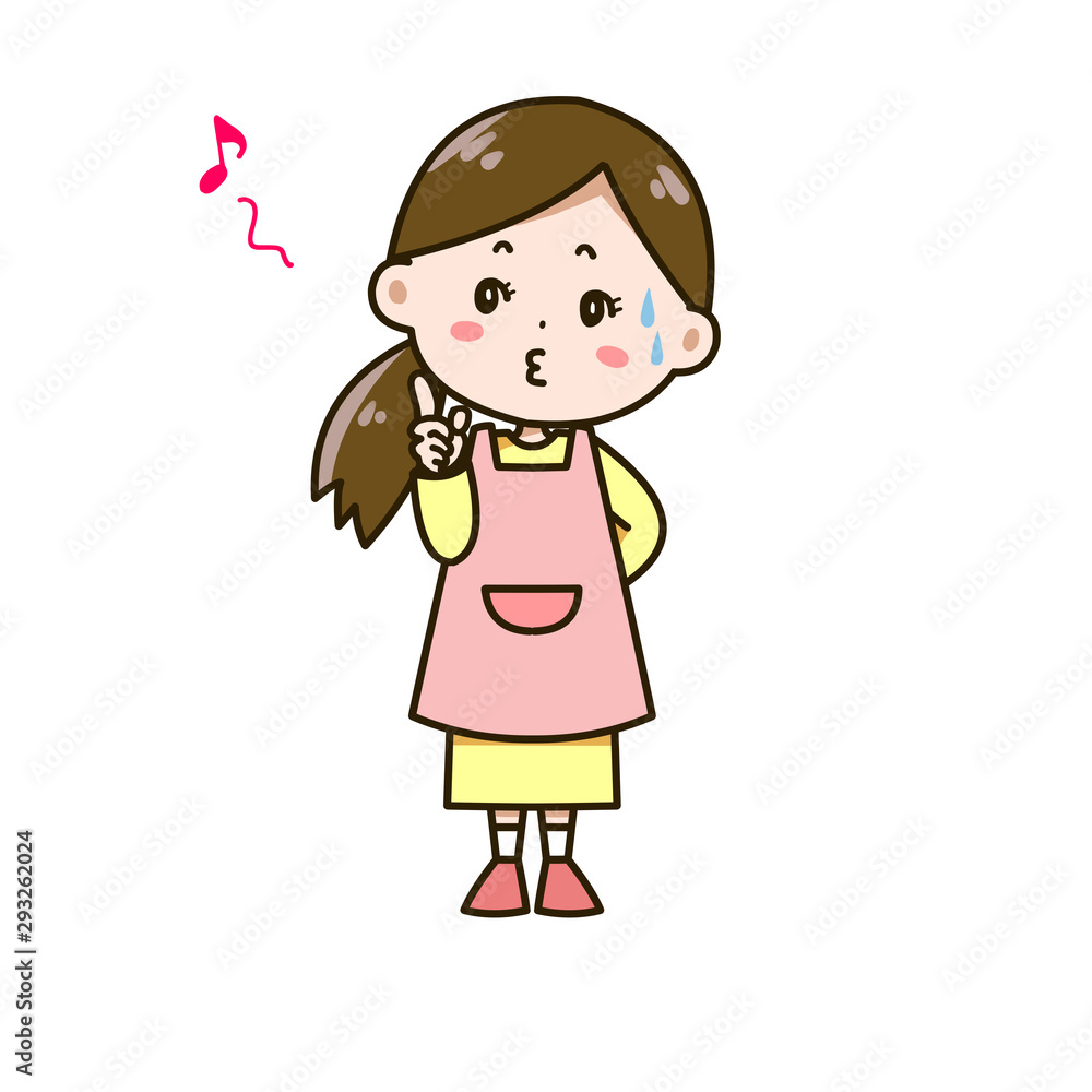 ごまかす女性 ポーズ イラスト ごまかす女性 ポーズ イラスト