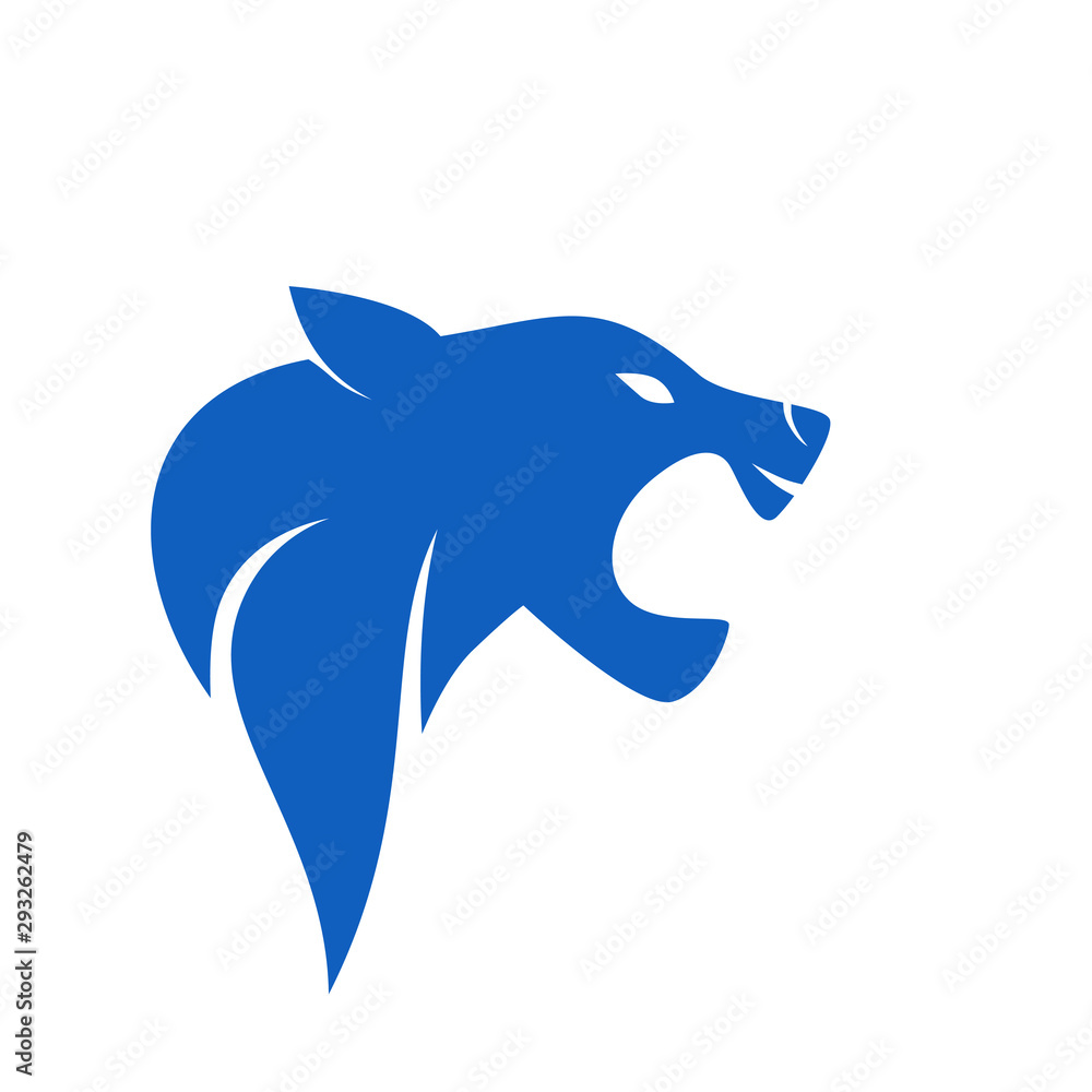 Obraz premium puma logo design vector template