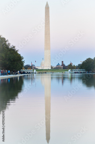 National Mall with a view of Capitol, Washington Monument, and reflection pool - Washington D.C. United States of America