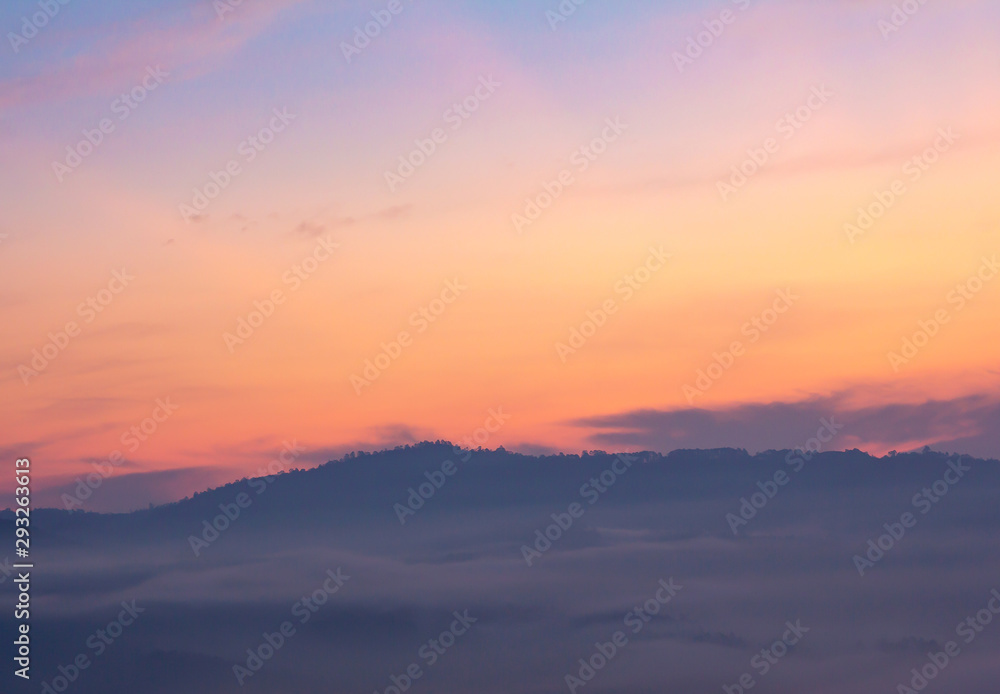 beautiful colorful sky for background