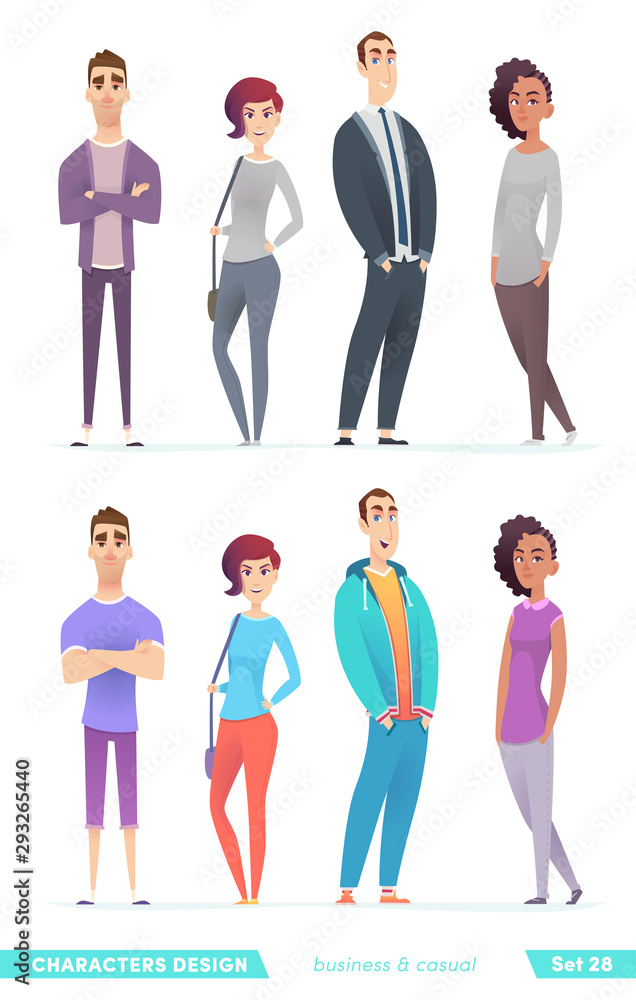 Collection of charming young entrepreneurs or businessmen and managers. Business people standing togever. Collection of charming young entrepreneurs or businessmen and managers. Business people standing togever.