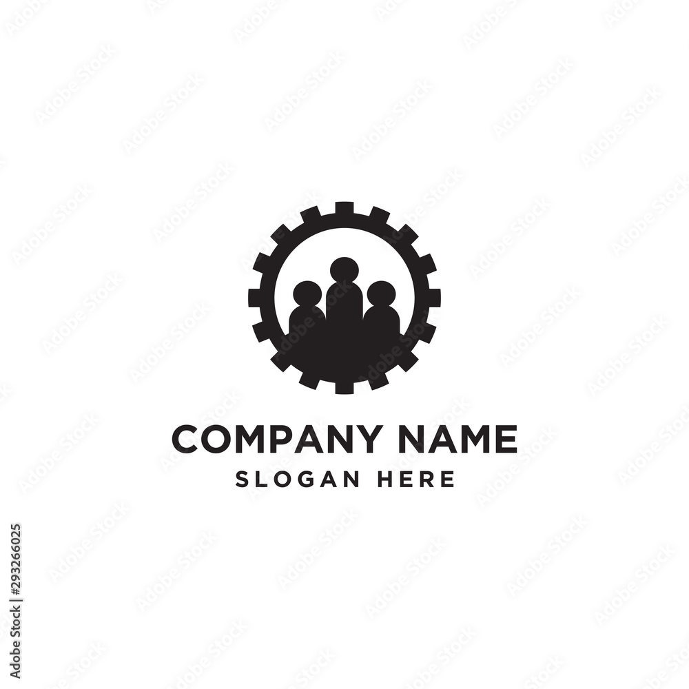 people logo design template vector people logo design template vector