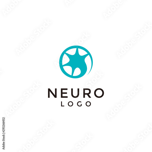 Simple neuro logo design inspiration