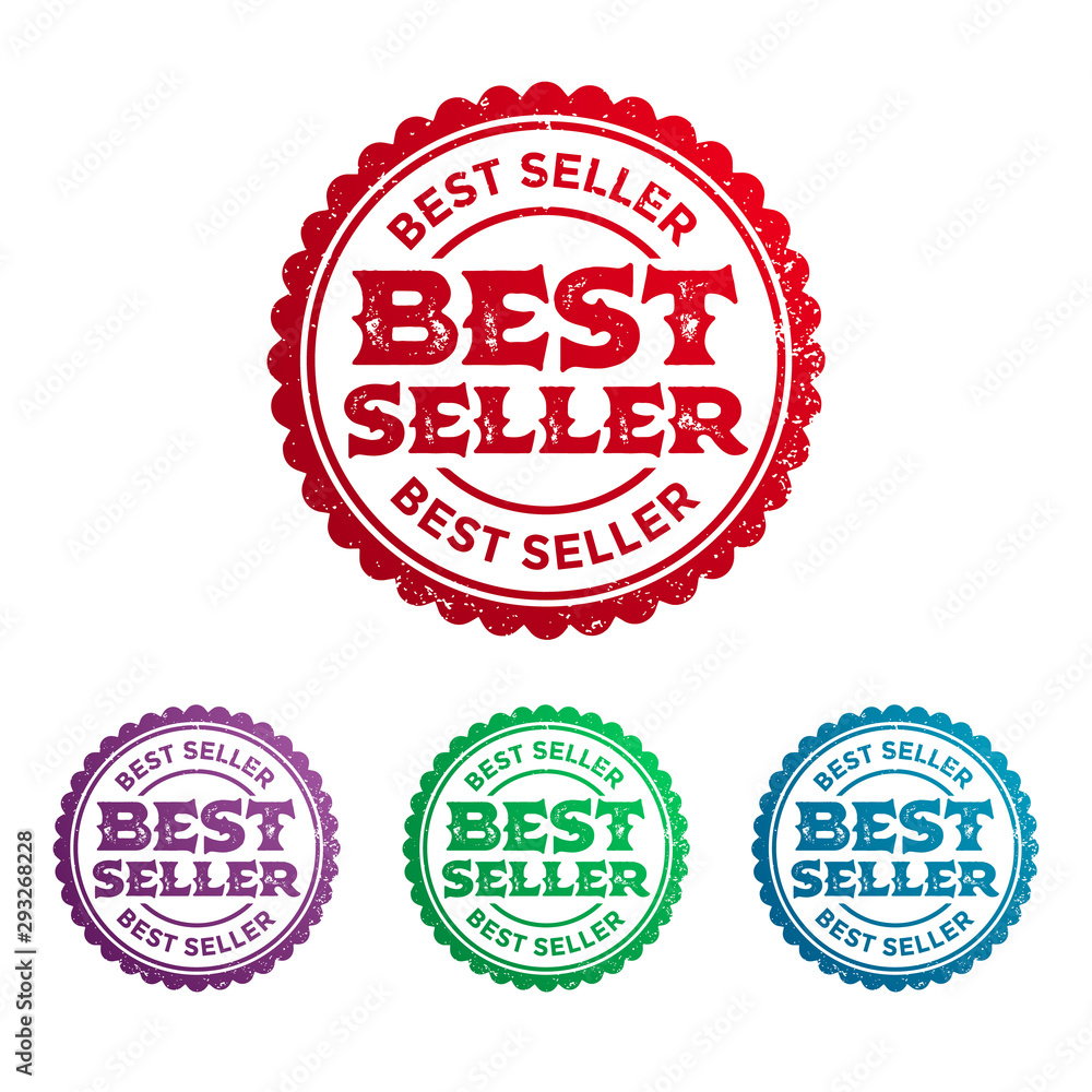Best Seller Stamp Seal Badge For Shop Product Business Best Seller Stamp Seal Badge For Shop Product Business