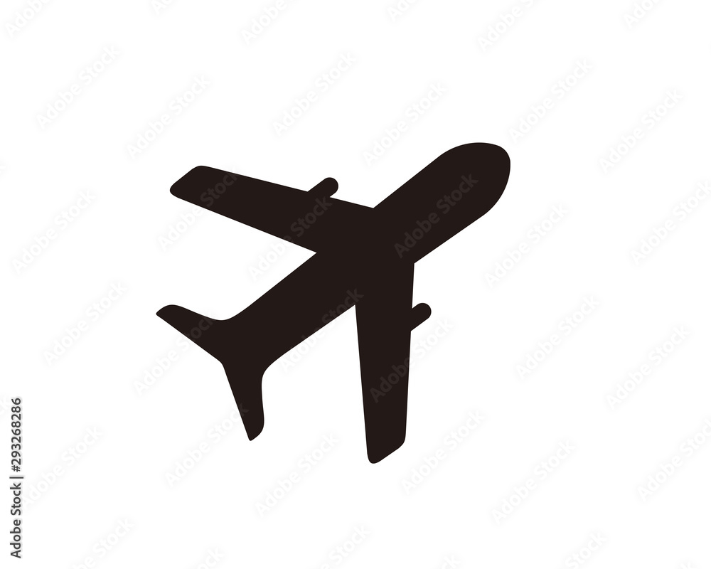 Obraz premium Plane icon symbol vector