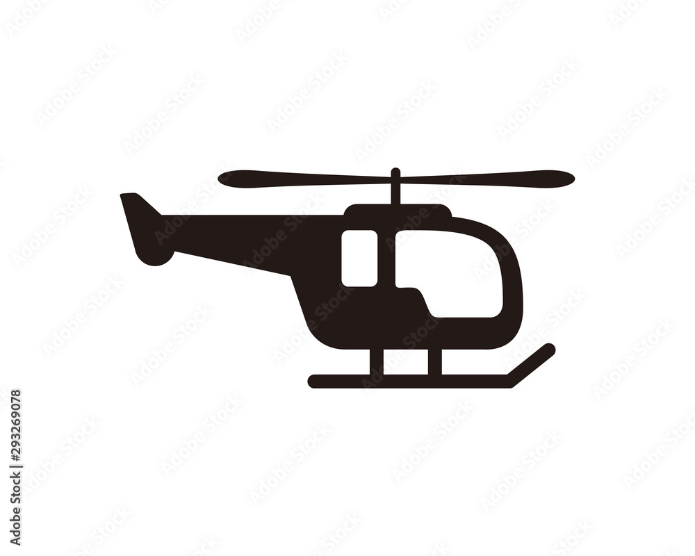 Helicopter icon symbol vector Helicopter icon symbol vector