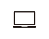 Laptop icon symbol vector