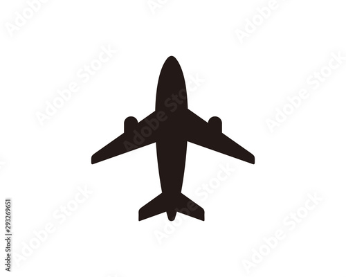 Plane icon symbol vector