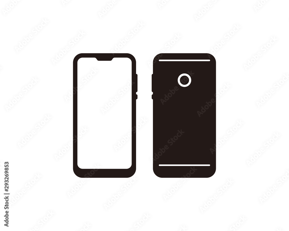 Smartphone icon symbol vector Smartphone icon symbol vector