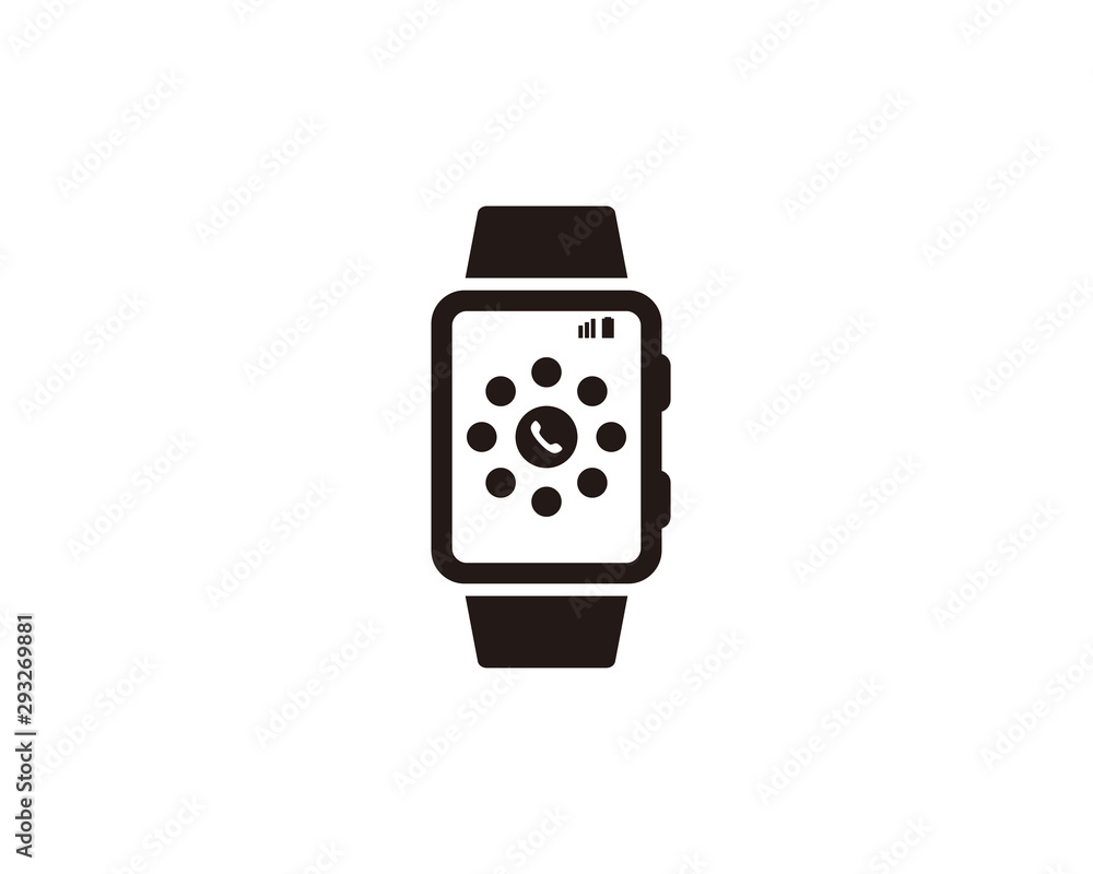 Smart watch icon symbol vector Smart watch icon symbol vector