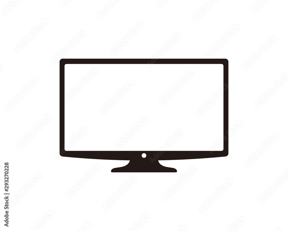 Television icon symbol vector Television icon symbol vector