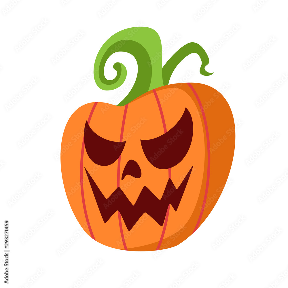 Pumpkin Halloween Cartoon Icon Symbol Pumpkin Halloween Cartoon Icon Symbol