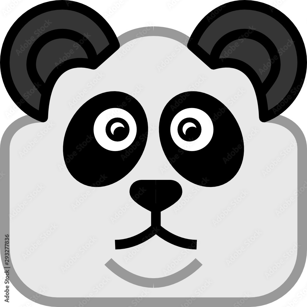 Panda Bear Stock Vector Adobe Stock 4285