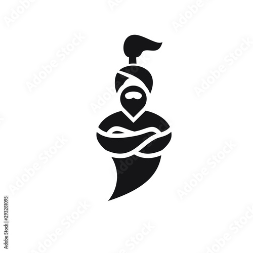 genie logo icon designs vector