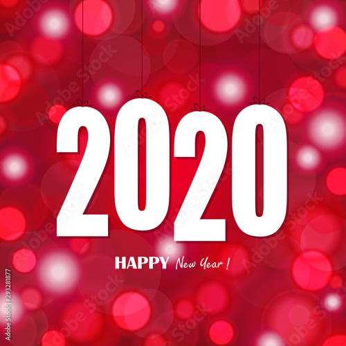 hang tags with year 2020