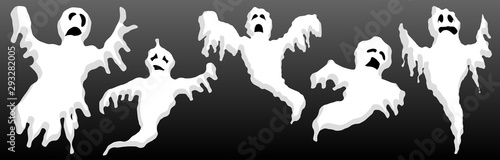 different Halloween spooks