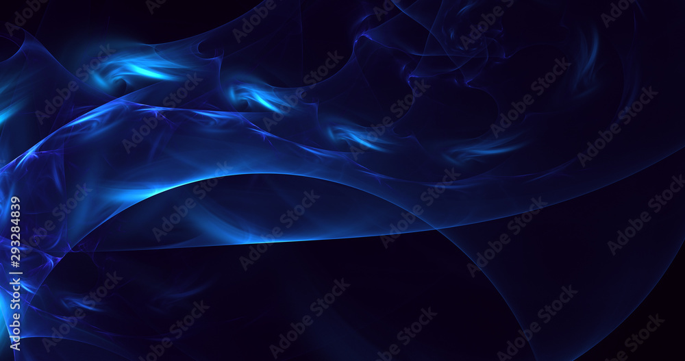 Fototapeta premium 3D rendering abstract fractal business background