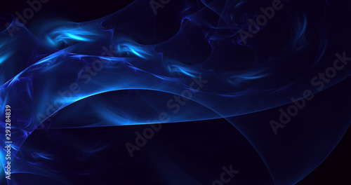 3D rendering abstract fractal business background