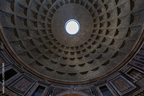 Details from interior of Pantheon in Rome  Italy