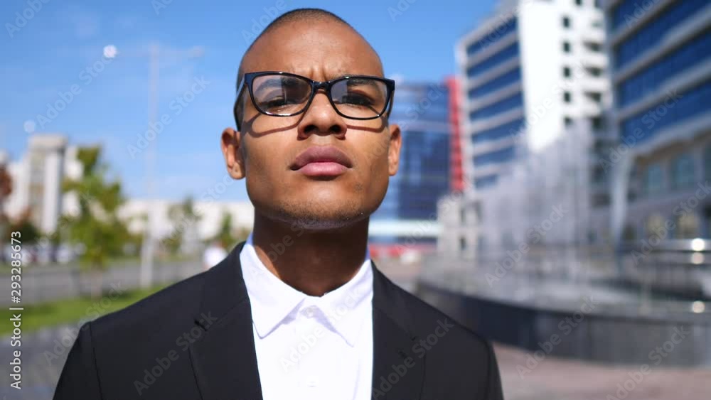 Portrait Of Handsome Diverse Businessman Portrait Of Handsome Diverse Businessman