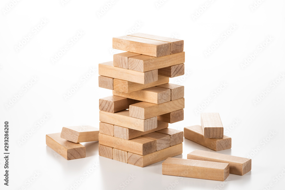 積み上げたブロック 積み上げたブロック