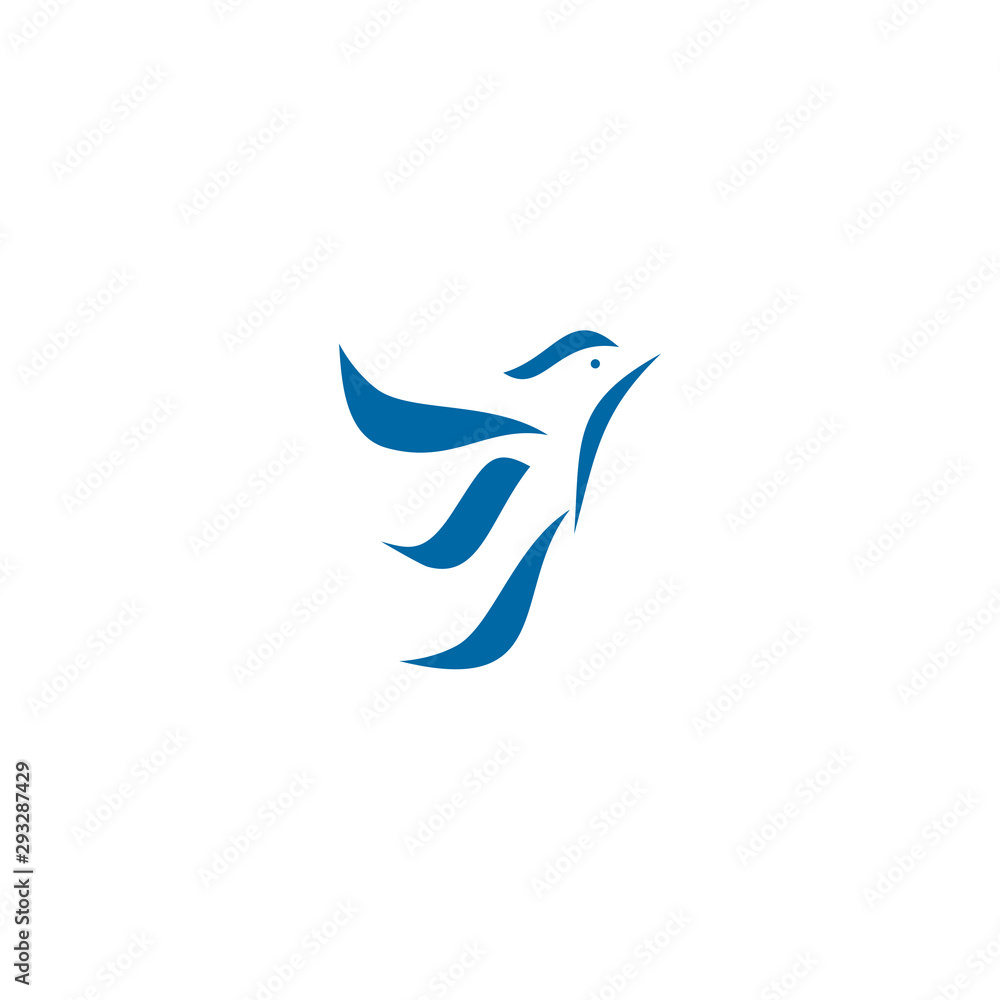Bird logo design vector template Bird logo design vector template