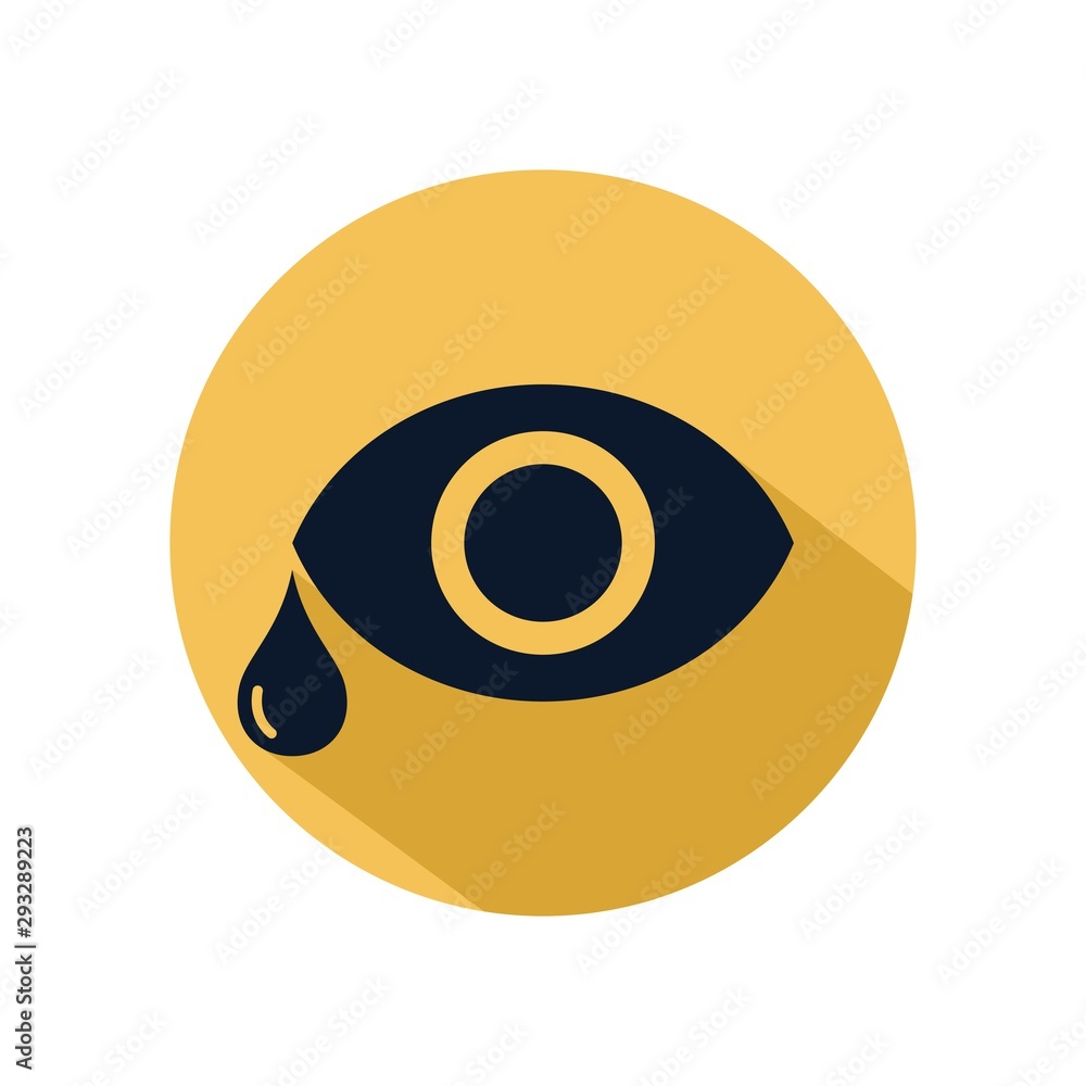 Eye tear icon vector for web, software, application, and mobile Eye tear icon vector for web, software, application, and mobile