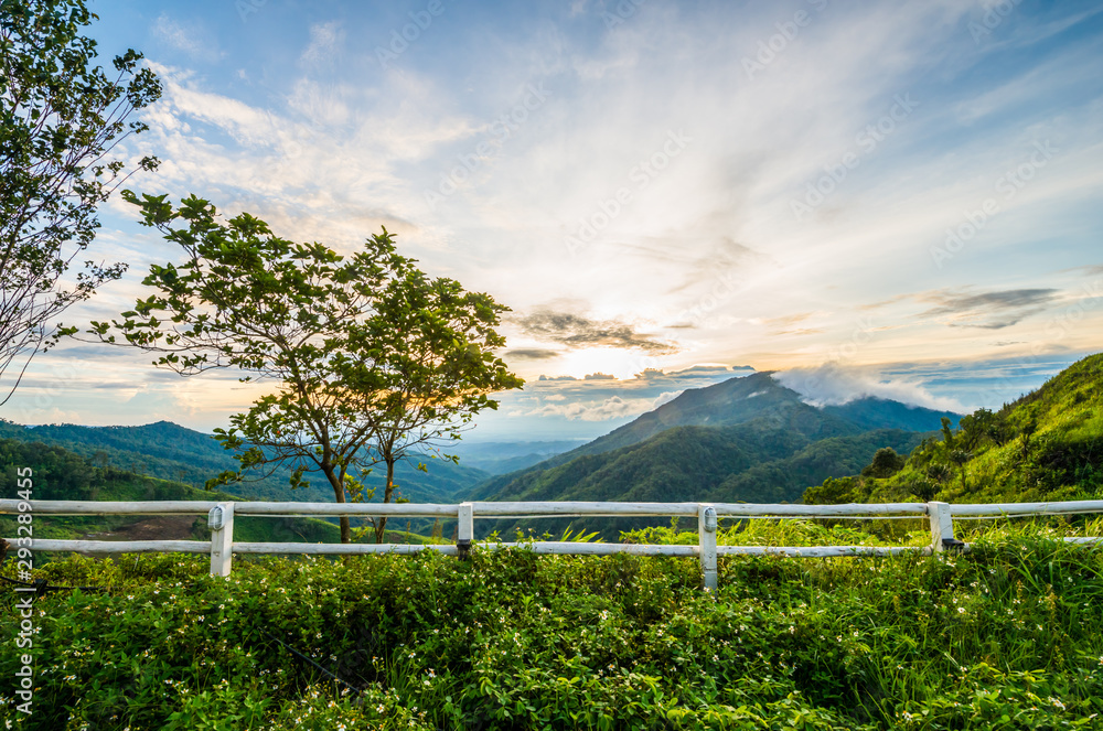 Fototapeta premium Mountain rainy season.13