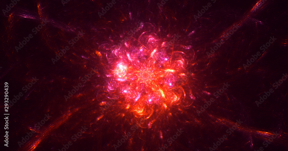 3D rendering abstract fantasy light fractal background 3D rendering abstract fantasy light fractal background