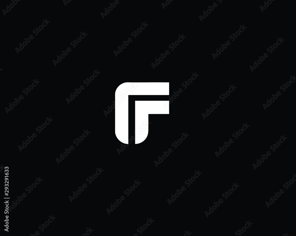 Professional and Minimalist Letter TT FR Logo Design, Editable in Vector Format in Black and White Color Professional and Minimalist Letter TT FR Logo Design, Editable in Vector Format in Black and White Color