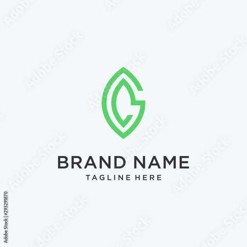 Free Download Linear leaf logo design icon vector - GFXLoad