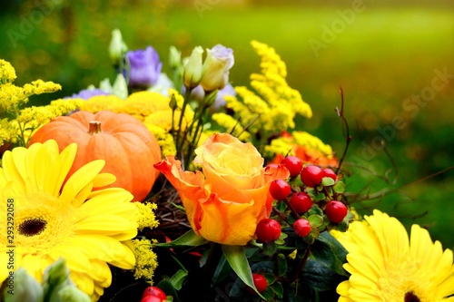 Grußkarte - Hübscher Blumen...