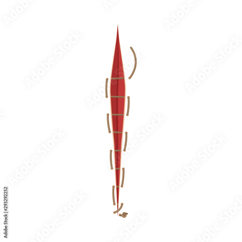 Illustration Of Surgical Suture Or Stitch For Wound, Vector Concept