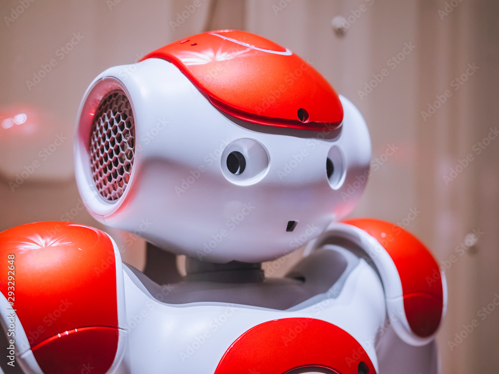 NAO Robot humanoid robot developed by Aldebaran Robotics and rebranded as  Soft Bank Robotics in 2015. BARCELONA, SPAIN - OCT 23, 2018 Stock 写真 |  Adobe Stock
