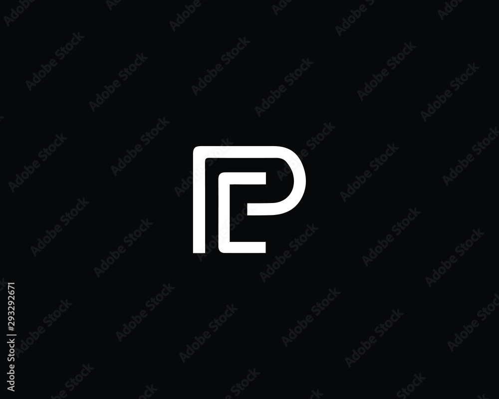 Professional and Minimalist Letter PC PE Logo Design, Editable in Vector Format in Black and White Color Professional and Minimalist Letter PC PE Logo Design, Editable in Vector Format in Black and White Color