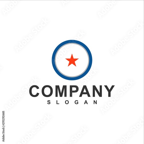 Free Download star logo template design vector, creative concept idea - GFXLoad