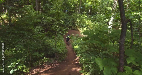 Mountain biking 