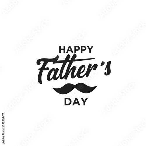 happy father day illustration vector template