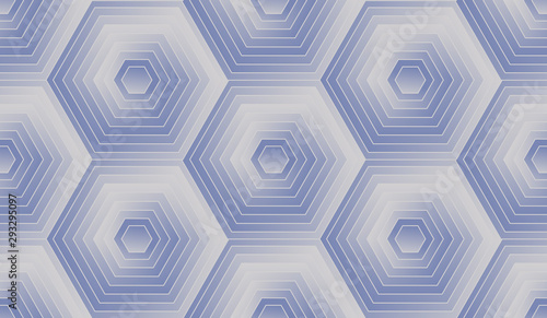 hexagonal lights seamless retro blue