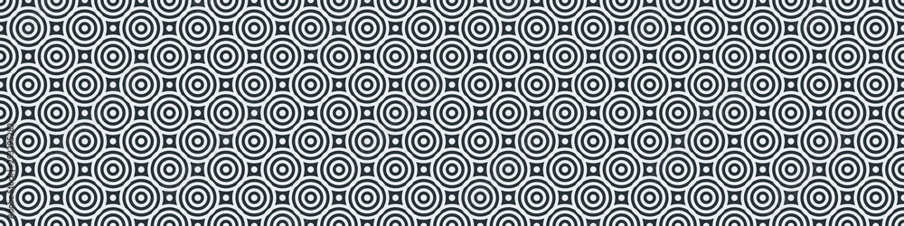Truchet Motif Pattern Generative Tile Art background illustration - obrazy, fototapety, plakaty 
