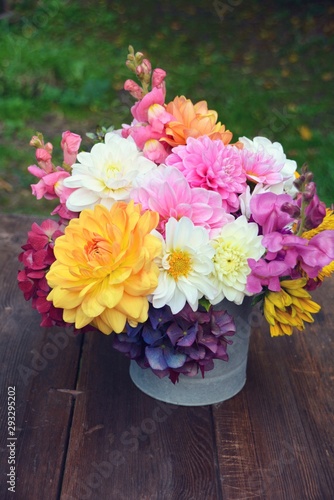 Grußkarte - bunter Blumenst...