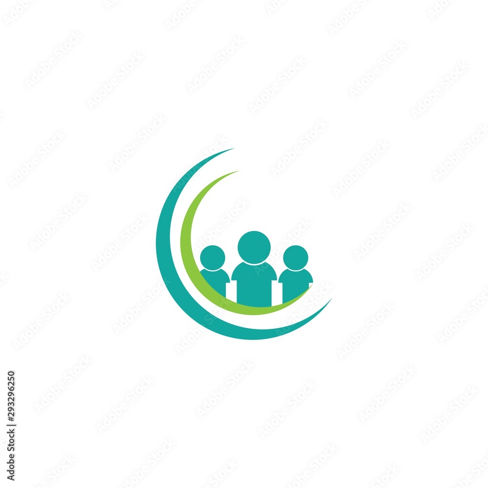 Family Tree vector icon logo illustration Family Tree vector icon logo illustration