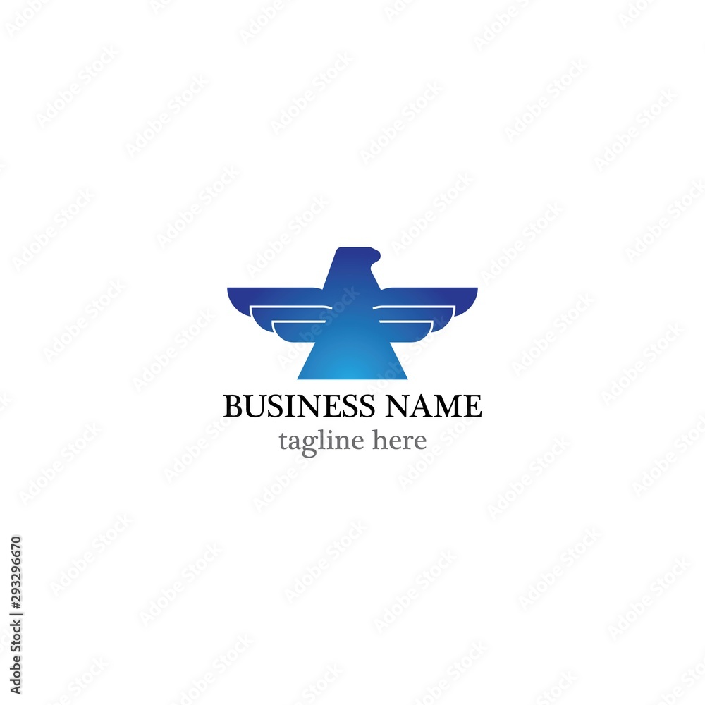 Obraz premium Eagle logo vector icon design