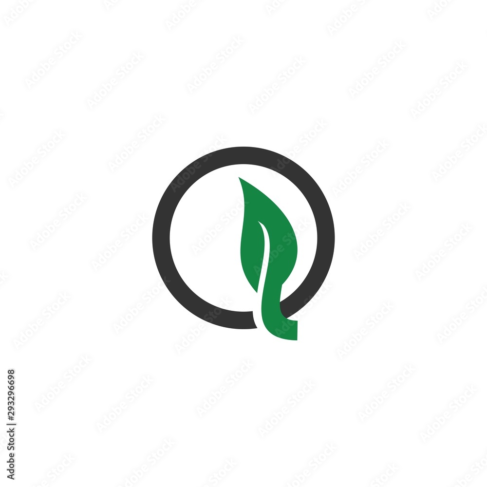 tree leaf logo template,nature design concept, tree leaf