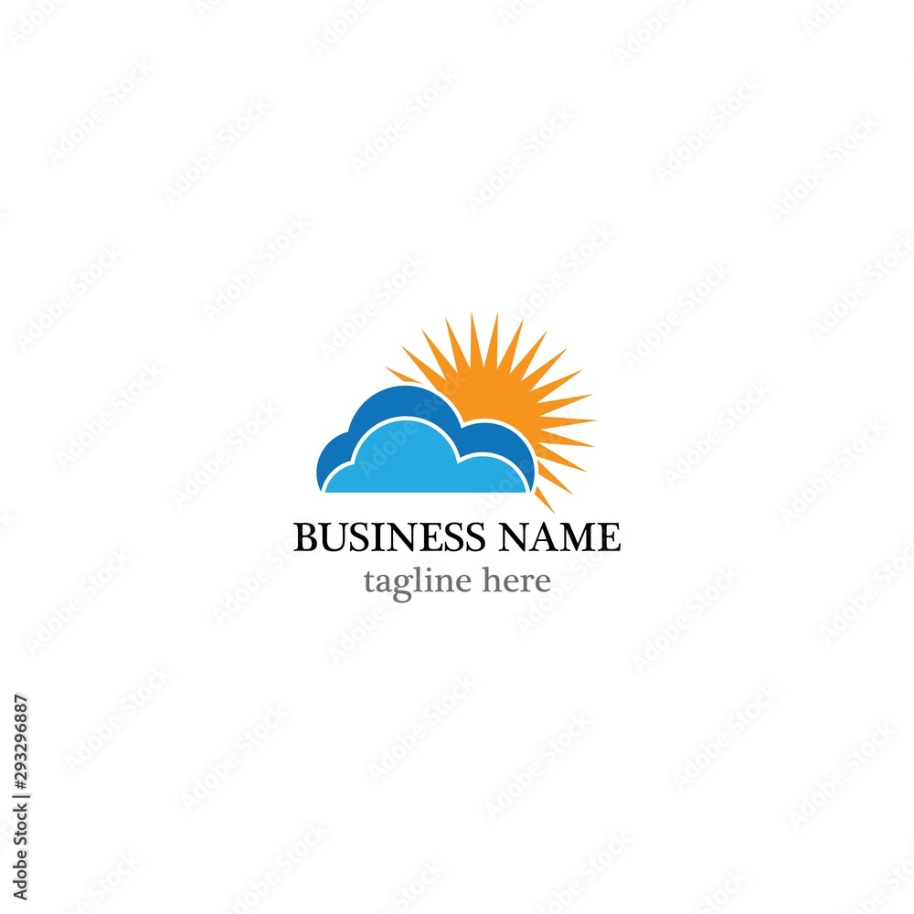 Sun logo vector icon illustration Sun logo vector icon illustration