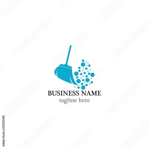 Clean logo template vector icon design