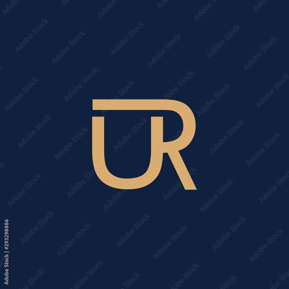 letter u r logo template design vector, creative idea concept letter u r logo template design vector, creative idea concept
