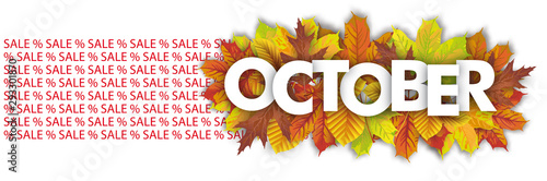 October Sale Autumn Foliage Header